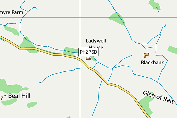 PH2 7SD map - OS VectorMap District (Ordnance Survey) PH2 7SD map - OS VectorMap District (Ordnance Survey)