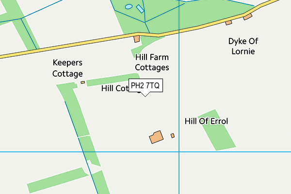 PH2 7TQ map - OS VectorMap District (Ordnance Survey) PH2 7TQ map - OS VectorMap District (Ordnance Survey)