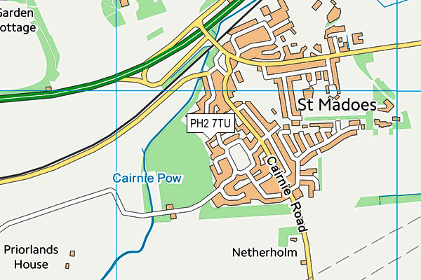 PH2 7TU map - OS VectorMap District (Ordnance Survey) PH2 7TU map - OS VectorMap District (Ordnance Survey)