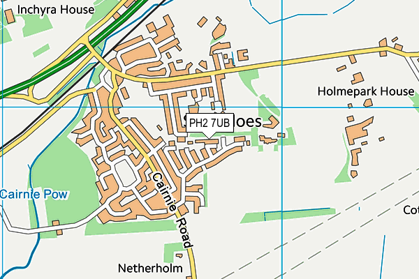 PH2 7UB map - OS VectorMap District (Ordnance Survey) PH2 7UB map - OS VectorMap District (Ordnance Survey)