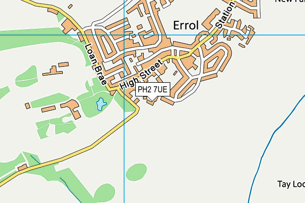 PH2 7UE map - OS VectorMap District (Ordnance Survey) PH2 7UE map - OS VectorMap District (Ordnance Survey)