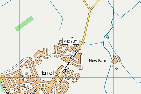 PH2 7UY map - OS VectorMap District (Ordnance Survey) PH2 7UY map - OS VectorMap District (Ordnance Survey)