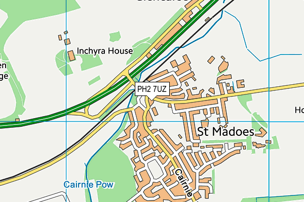 PH2 7UZ map - OS VectorMap District (Ordnance Survey) PH2 7UZ map - OS VectorMap District (Ordnance Survey)