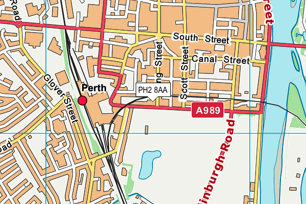 PH2 8AA map - OS VectorMap District (Ordnance Survey) PH2 8AA map - OS VectorMap District (Ordnance Survey)
