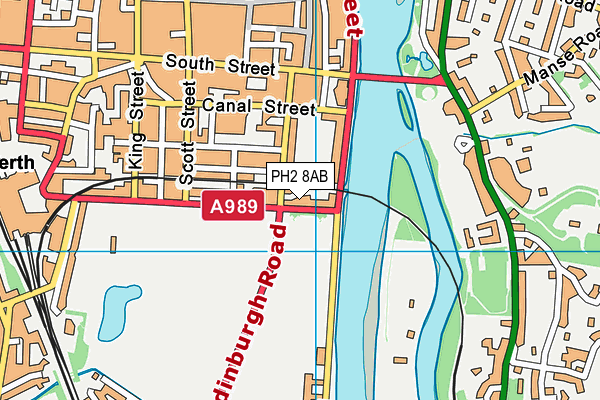 PH2 8AB map - OS VectorMap District (Ordnance Survey) PH2 8AB map - OS VectorMap District (Ordnance Survey)