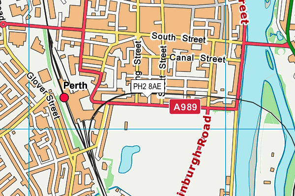 PH2 8AE map - OS VectorMap District (Ordnance Survey) PH2 8AE map - OS VectorMap District (Ordnance Survey)