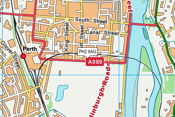 PH2 8AG map - OS VectorMap District (Ordnance Survey) PH2 8AG map - OS VectorMap District (Ordnance Survey)