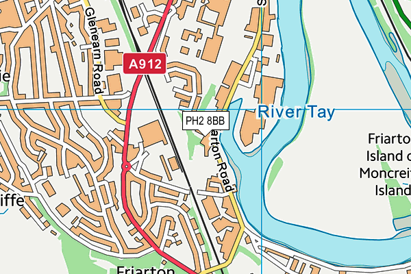 PH2 8BB map - OS VectorMap District (Ordnance Survey) PH2 8BB map - OS VectorMap District (Ordnance Survey)