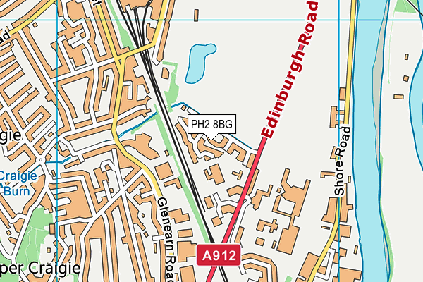 PH2 8BG map - OS VectorMap District (Ordnance Survey) PH2 8BG map - OS VectorMap District (Ordnance Survey)