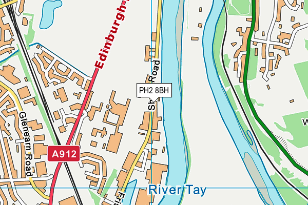PH2 8BH map - OS VectorMap District (Ordnance Survey) PH2 8BH map - OS VectorMap District (Ordnance Survey)
