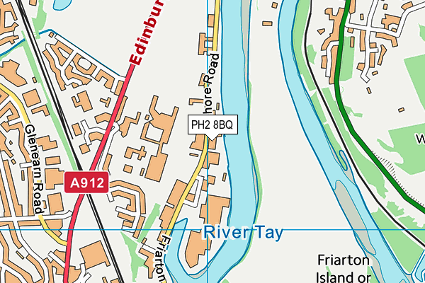 PH2 8BQ map - OS VectorMap District (Ordnance Survey) PH2 8BQ map - OS VectorMap District (Ordnance Survey)