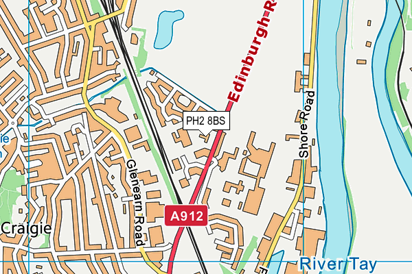 PH2 8BS map - OS VectorMap District (Ordnance Survey) PH2 8BS map - OS VectorMap District (Ordnance Survey)