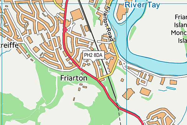 PH2 8DA map - OS VectorMap District (Ordnance Survey) PH2 8DA map - OS VectorMap District (Ordnance Survey)