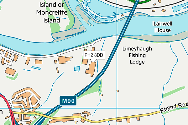 PH2 8DD map - OS VectorMap District (Ordnance Survey) PH2 8DD map - OS VectorMap District (Ordnance Survey)
