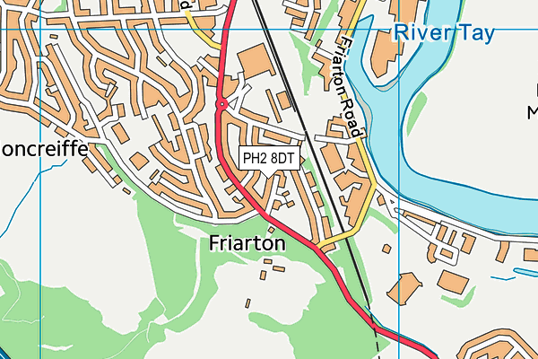 PH2 8DT map - OS VectorMap District (Ordnance Survey) PH2 8DT map - OS VectorMap District (Ordnance Survey)
