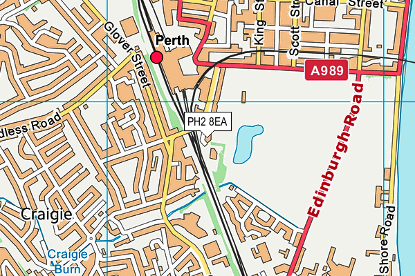 PH2 8EA map - OS VectorMap District (Ordnance Survey) PH2 8EA map - OS VectorMap District (Ordnance Survey)