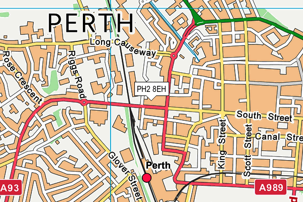 PH2 8EH map - OS VectorMap District (Ordnance Survey) PH2 8EH map - OS VectorMap District (Ordnance Survey)