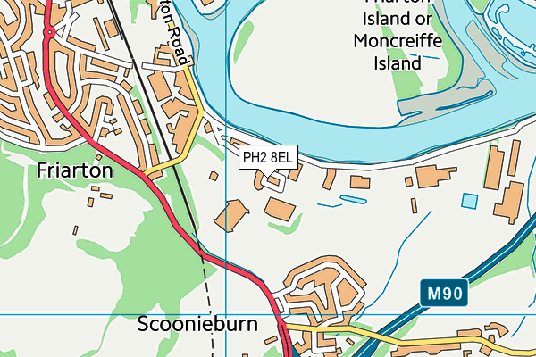 PH2 8EL map - OS VectorMap District (Ordnance Survey) PH2 8EL map - OS VectorMap District (Ordnance Survey)