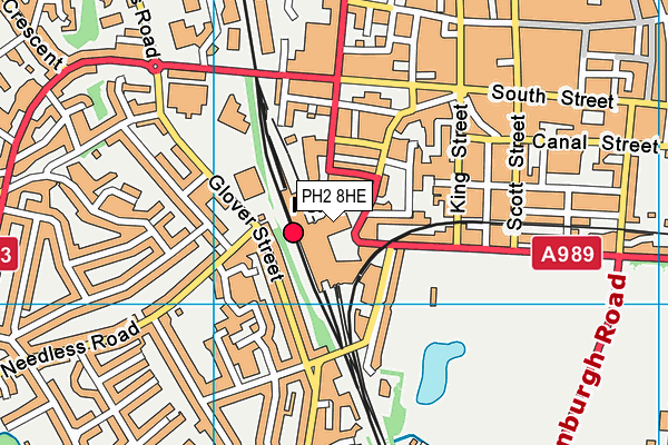 PH2 8HE map - OS VectorMap District (Ordnance Survey) PH2 8HE map - OS VectorMap District (Ordnance Survey)