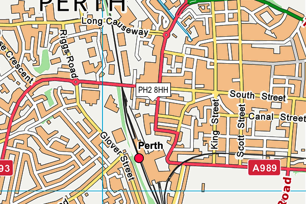 PH2 8HH map - OS VectorMap District (Ordnance Survey) PH2 8HH map - OS VectorMap District (Ordnance Survey)
