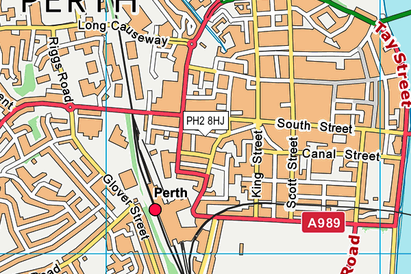 PH2 8HJ map - OS VectorMap District (Ordnance Survey) PH2 8HJ map - OS VectorMap District (Ordnance Survey)