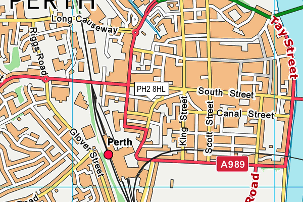 PH2 8HL map - OS VectorMap District (Ordnance Survey) PH2 8HL map - OS VectorMap District (Ordnance Survey)