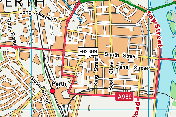 PH2 8HN map - OS VectorMap District (Ordnance Survey) PH2 8HN map - OS VectorMap District (Ordnance Survey)