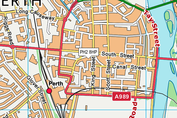 PH2 8HP map - OS VectorMap District (Ordnance Survey) PH2 8HP map - OS VectorMap District (Ordnance Survey)