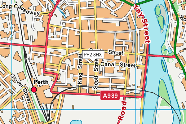 PH2 8HX map - OS VectorMap District (Ordnance Survey) PH2 8HX map - OS VectorMap District (Ordnance Survey)