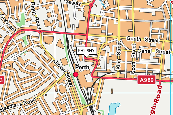 PH2 8HY map - OS VectorMap District (Ordnance Survey) PH2 8HY map - OS VectorMap District (Ordnance Survey)