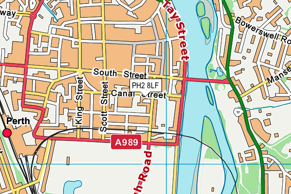 PH2 8LF map - OS VectorMap District (Ordnance Survey) PH2 8LF map - OS VectorMap District (Ordnance Survey)