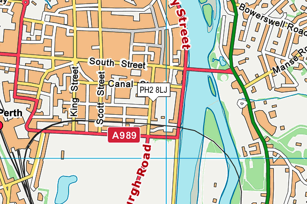 PH2 8LJ map - OS VectorMap District (Ordnance Survey) PH2 8LJ map - OS VectorMap District (Ordnance Survey)