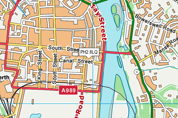 PH2 8LQ map - OS VectorMap District (Ordnance Survey) PH2 8LQ map - OS VectorMap District (Ordnance Survey)