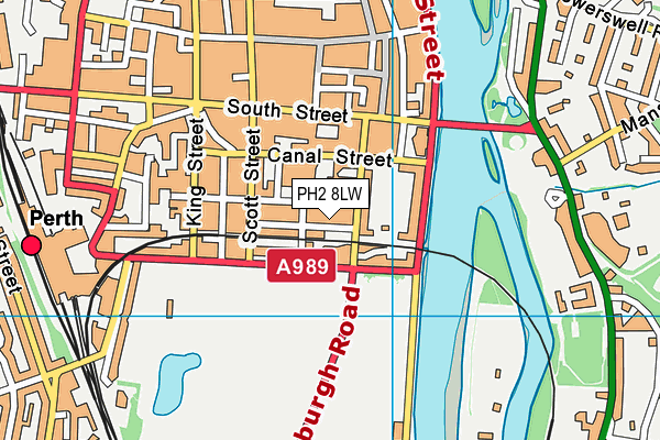 PH2 8LW map - OS VectorMap District (Ordnance Survey) PH2 8LW map - OS VectorMap District (Ordnance Survey)