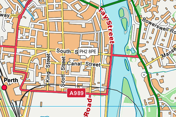 PH2 8PE map - OS VectorMap District (Ordnance Survey) PH2 8PE map - OS VectorMap District (Ordnance Survey)