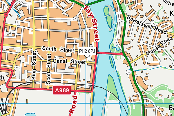 PH2 8PJ map - OS VectorMap District (Ordnance Survey) PH2 8PJ map - OS VectorMap District (Ordnance Survey)