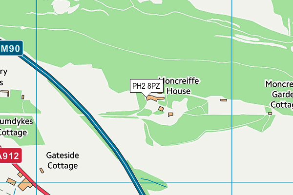 PH2 8PZ map - OS VectorMap District (Ordnance Survey) PH2 8PZ map - OS VectorMap District (Ordnance Survey)