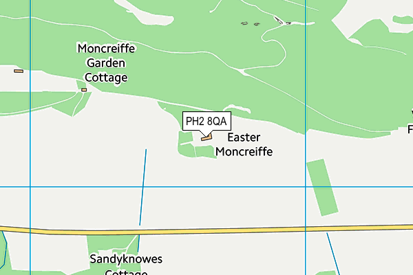 PH2 8QA map - OS VectorMap District (Ordnance Survey) PH2 8QA map - OS VectorMap District (Ordnance Survey)