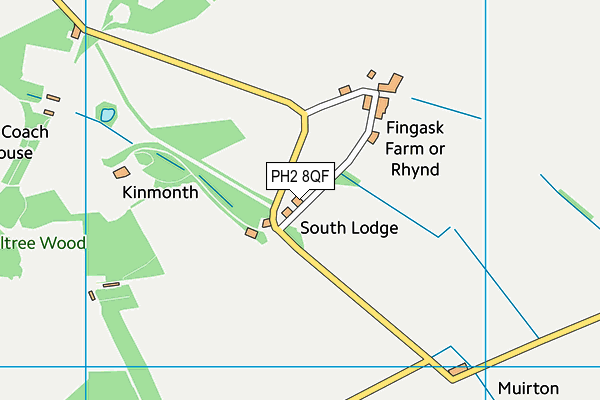 PH2 8QF map - OS VectorMap District (Ordnance Survey) PH2 8QF map - OS VectorMap District (Ordnance Survey)