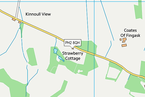 PH2 8QH map - OS VectorMap District (Ordnance Survey) PH2 8QH map - OS VectorMap District (Ordnance Survey)