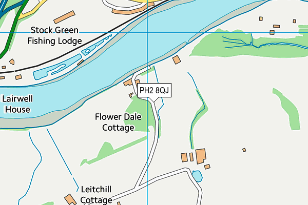 PH2 8QJ map - OS VectorMap District (Ordnance Survey) PH2 8QJ map - OS VectorMap District (Ordnance Survey)
