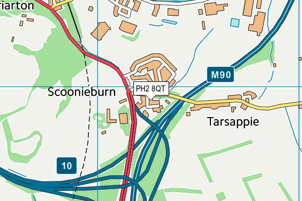PH2 8QT map - OS VectorMap District (Ordnance Survey) PH2 8QT map - OS VectorMap District (Ordnance Survey)