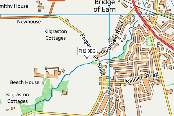 PH2 9BG map - OS VectorMap District (Ordnance Survey) PH2 9BG map - OS VectorMap District (Ordnance Survey)