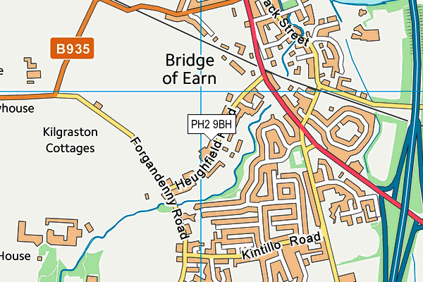 PH2 9BH map - OS VectorMap District (Ordnance Survey) PH2 9BH map - OS VectorMap District (Ordnance Survey)