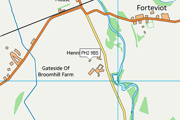 PH2 9BS map - OS VectorMap District (Ordnance Survey) PH2 9BS map - OS VectorMap District (Ordnance Survey)