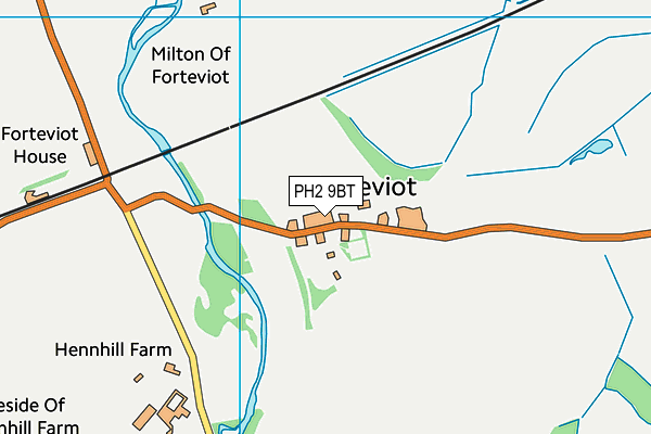 PH2 9BT map - OS VectorMap District (Ordnance Survey) PH2 9BT map - OS VectorMap District (Ordnance Survey)
