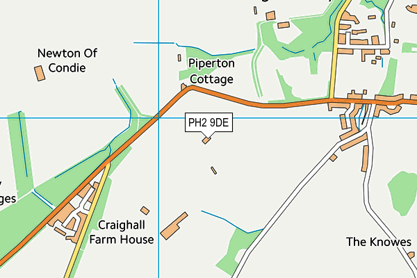 PH2 9DE map - OS VectorMap District (Ordnance Survey) PH2 9DE map - OS VectorMap District (Ordnance Survey)