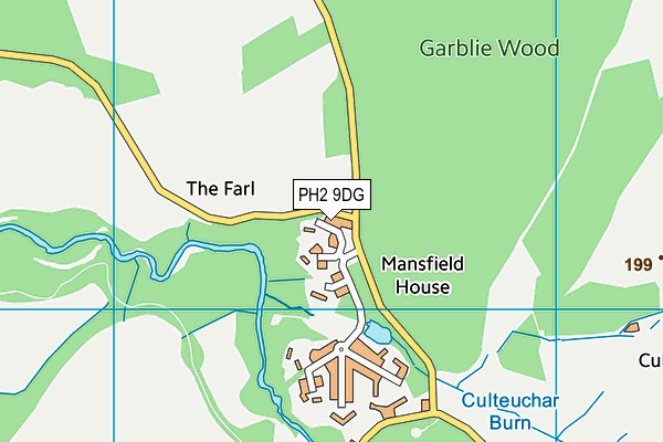 PH2 9DG map - OS VectorMap District (Ordnance Survey) PH2 9DG map - OS VectorMap District (Ordnance Survey)