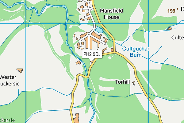 PH2 9DJ map - OS VectorMap District (Ordnance Survey) PH2 9DJ map - OS VectorMap District (Ordnance Survey)
