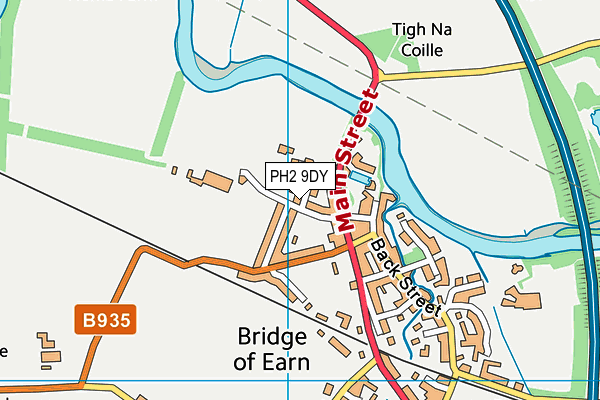PH2 9DY map - OS VectorMap District (Ordnance Survey) PH2 9DY map - OS VectorMap District (Ordnance Survey)